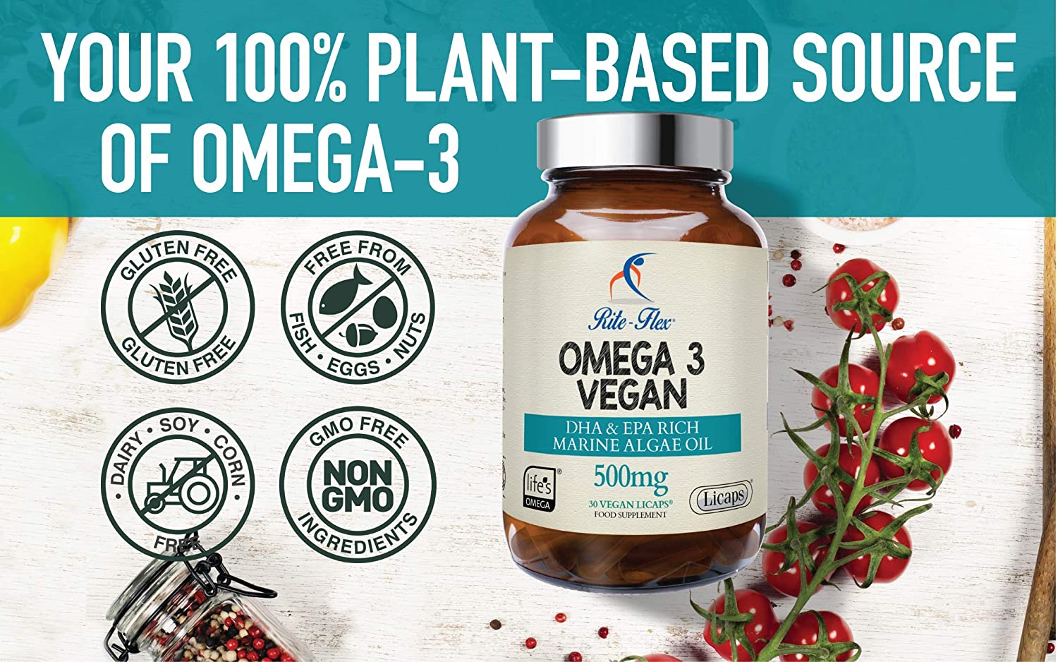 Omega 3 Vegano RiteFlex